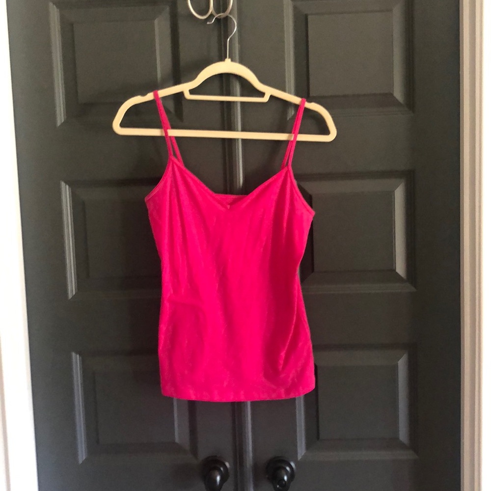 Hot pink tank top